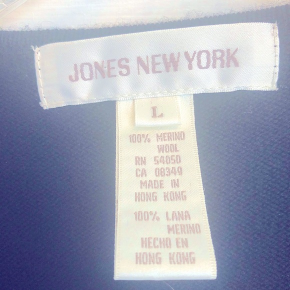 Jones New York 100% wool sweater Size -L - Picture 5 of 6